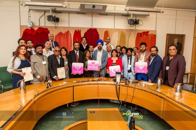 Seema Malhotra MP helps launch campaign for awareness of organ donation