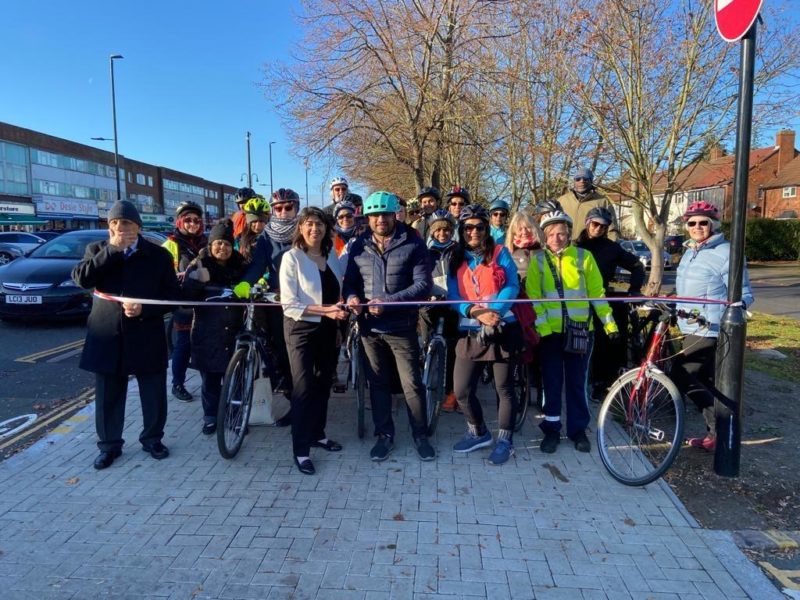 Seema Malhotra MP opens Hounslow West Cycling Lane
