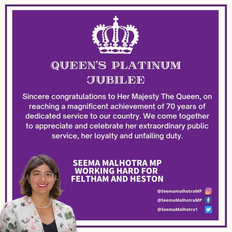 Seema Malhotra MP - Queen