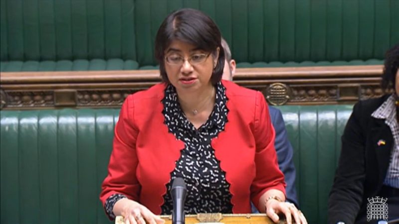 Seema Malhotra in the House of Commons