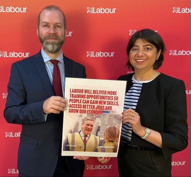 Seema with Labour