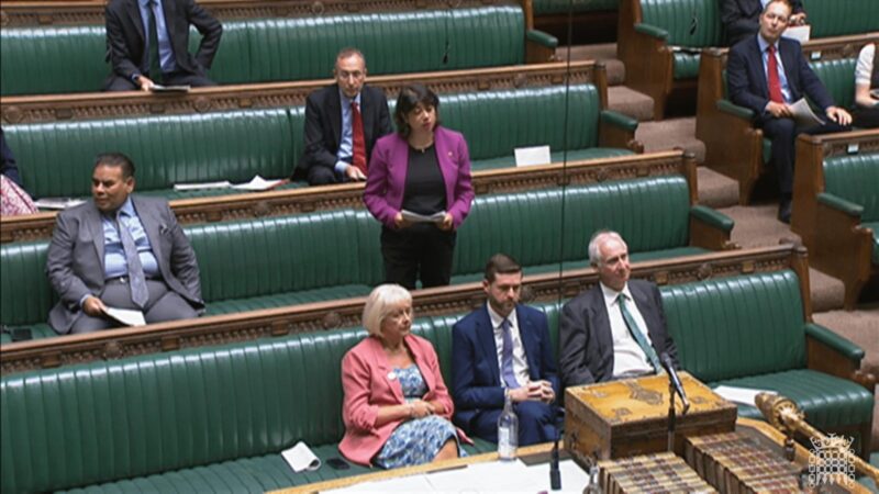Seema Malhotra speaking in Parliament in Jim McMahon