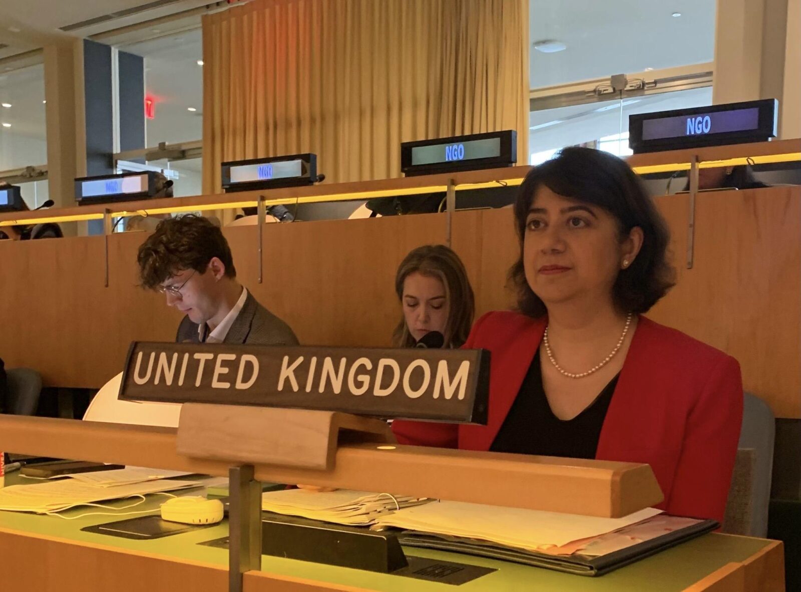 Seema Malhotra MP representing the UK at COSP18